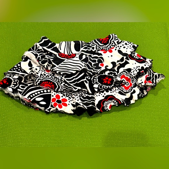 KOALA KIDS BOHO SKIRT TODDLER BABY GIRL 18 Mo Months Black Red White Flowers - Picture 1 of 5